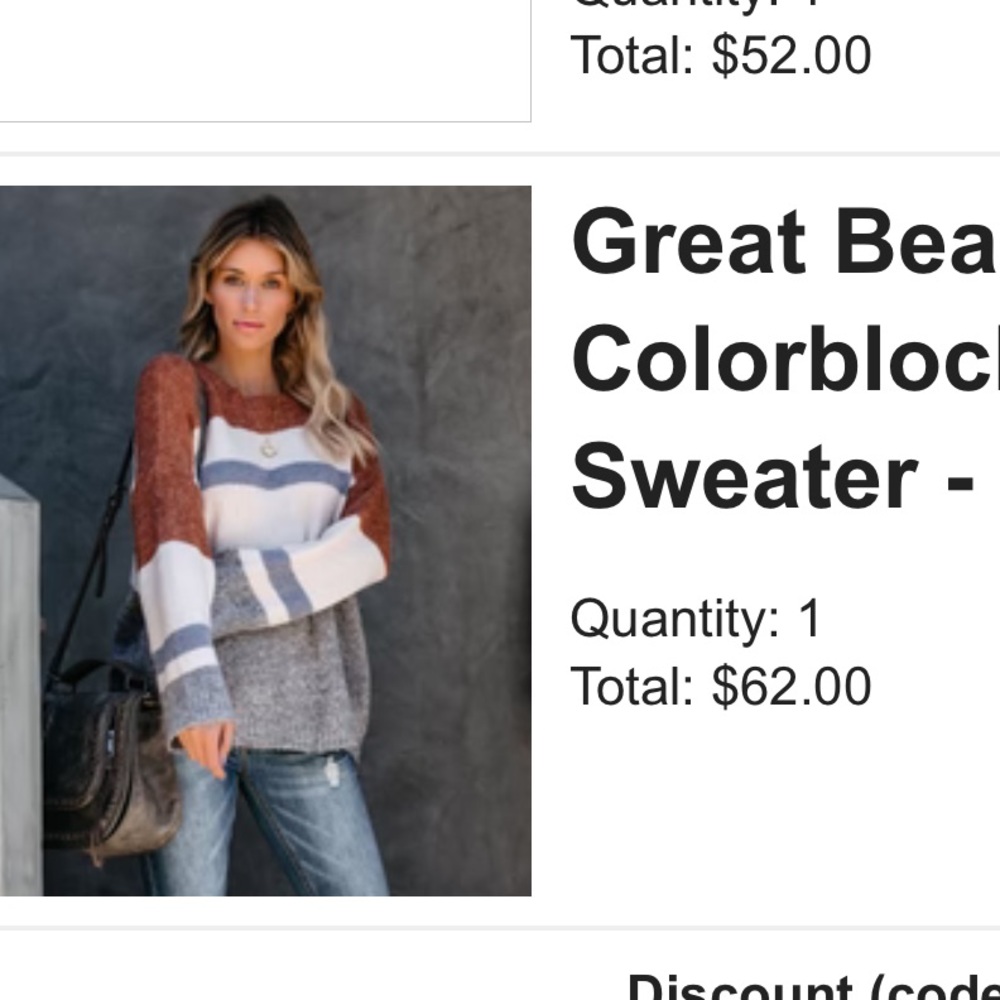 Closet staple- comfy sweater!